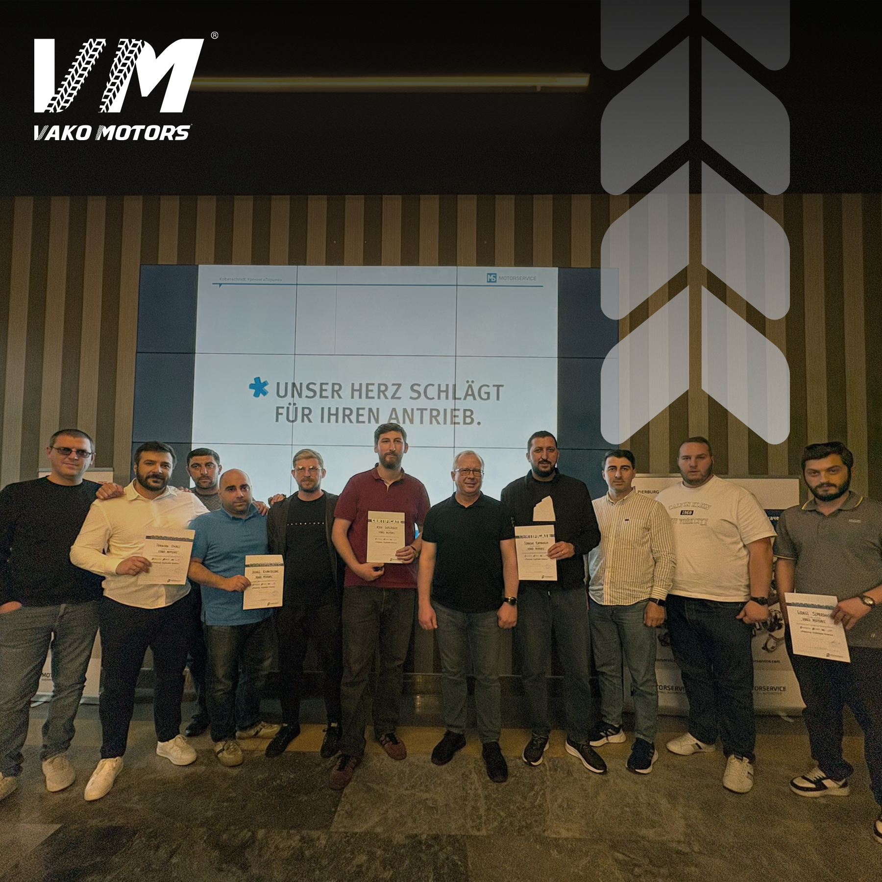 Kolbenschmidt and Vako Motors technical seminar in Tbilisi – celebrating a decade of partnership in the auto industry.