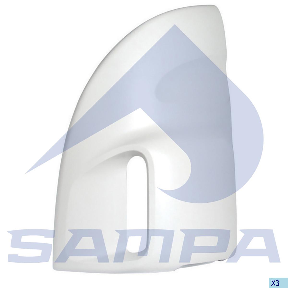 Air Deflector, Cab Corner Air Deflector, Cab Corner