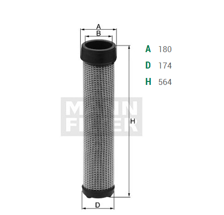 Air filter secondary element Air filter secondary element