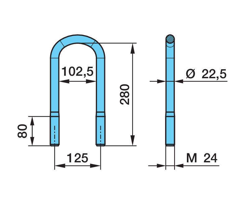 SPRING BOLT (U)