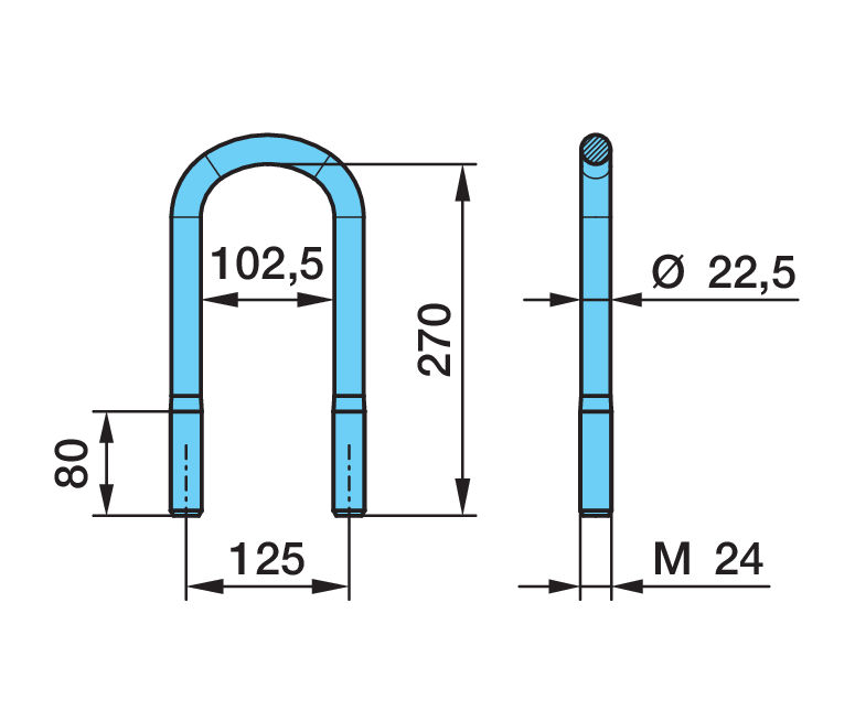 SPRING BOLT (U)