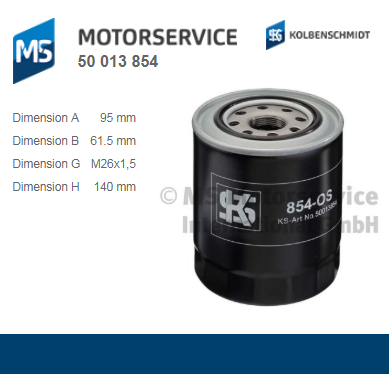 OIL FILTER 854-OS