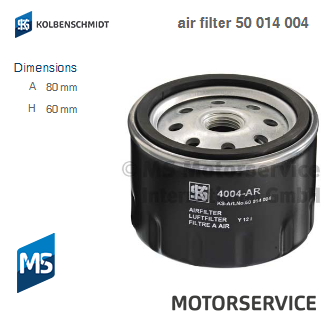 AIR FILTER 4004-AR