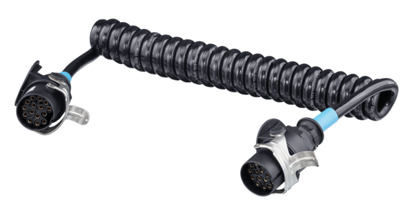 Coiled Cable 15-pole, 24V