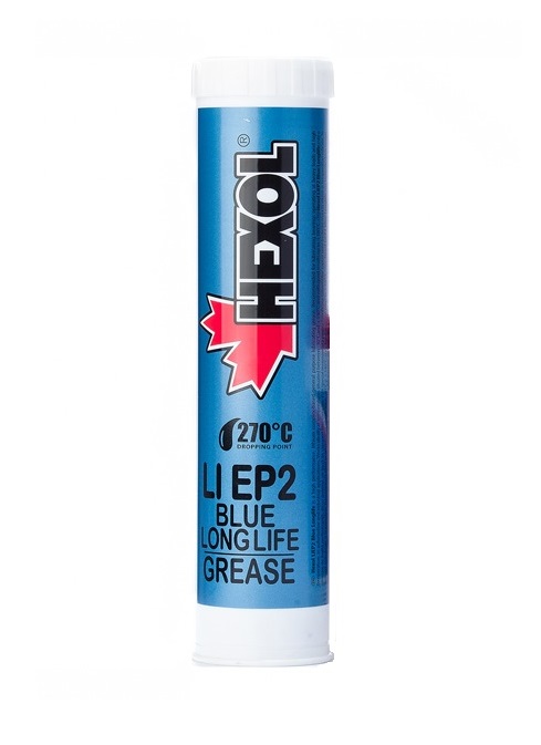 საპოხი ლურჯი (ტაოტი) HEXOL GREASE LI 2 COMPLEX BLUE LONGLIFE 0.4 KG