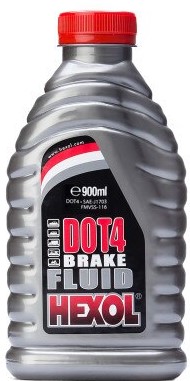 სამუხრუჭე სითხე BRAKE FLUID DOT 4 0.9L