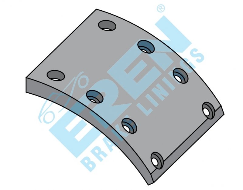 Drum brake linings 