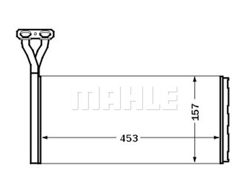 Interior heat exchanger