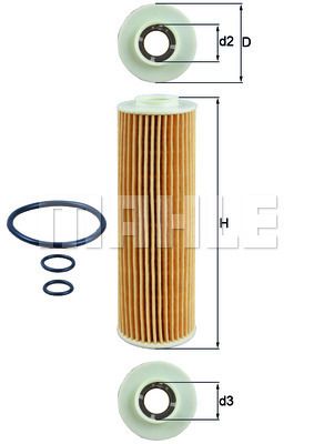 Oil filter element