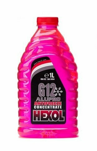 ანტიფრიზი წითელი 1L HEXOL ANTIFREEZE CONCENTRATED RED