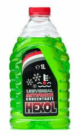 ანტიფრიზი მწვანე (1L) HEXOL ANTIFREEZE CONCENTRATED GREEN