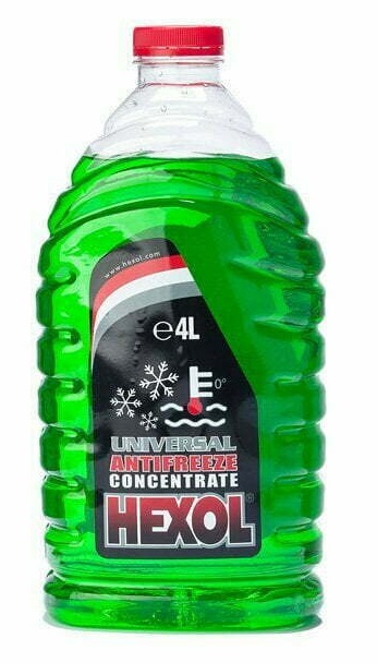 ანტიფრიზი მწვანე (4L) HEXOL ANTIFREEZE CONCENTRATED GREEN