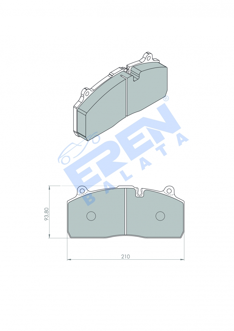 Cv disc brake pads