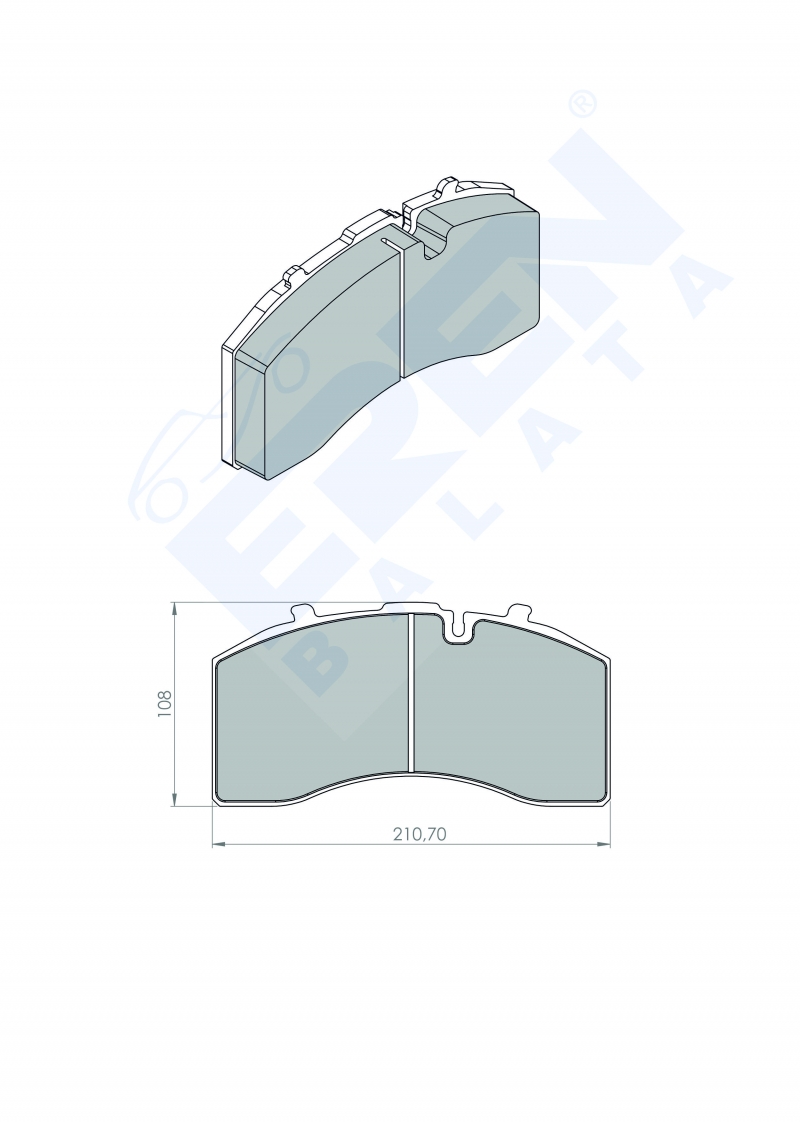 Cv disc brake pads