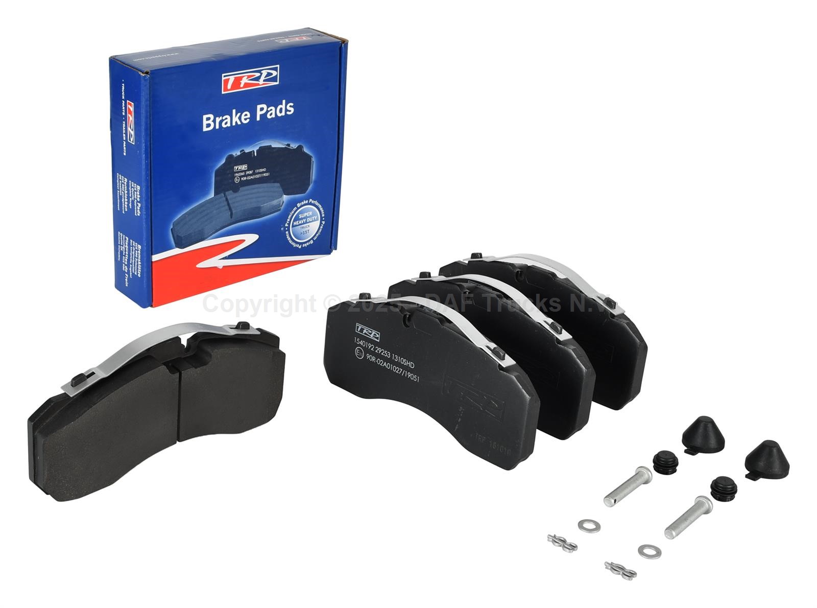 სამუხრუჭე ხუნდი TRP (რკინის გარეშე)