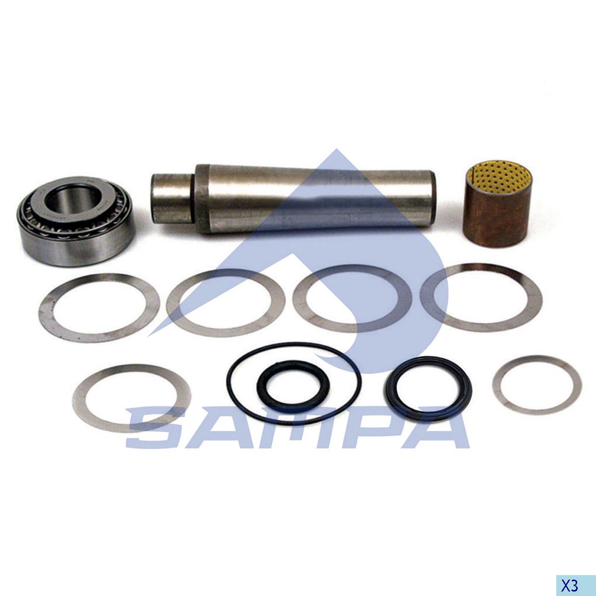 King Pin Kit, Axle Steering Knuckle King Pin Kit, Axle Steering Knuckle