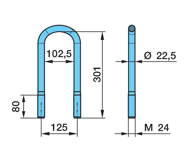 SPRING BOLT (U)